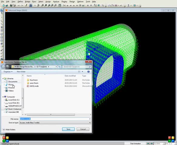 تخته سفید | Sap2000 How to get average shell forces less than 2 min